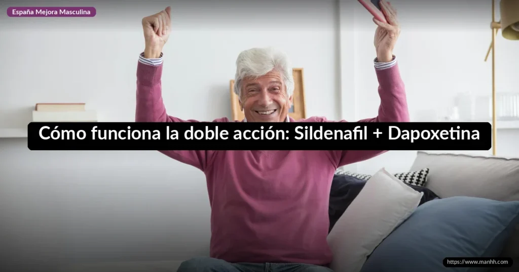 Cómo funciona la doble acción: Sildenafil + Dapoxetina para la disfunción eréctil y la eyaculación precoz 1 Cómo funciona la doble acción: Sildenafil + Dapoxetina