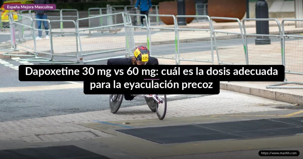 Dapoxetine 30 mg vs 60 mg: cuál es la dosis adecuada para la eyaculación precoz
