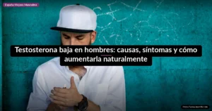 Testosterona baja en hombres: causas, síntomas y cómo aumentarla naturalmente