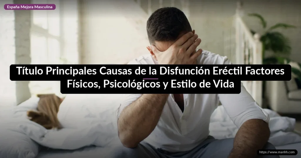 Título: Principales Causas de la Disfunción Eréctil: Factores Físicos, Psicológicos y Estilo de Vida 3 Título Principales Causas de la Disfunción Eréctil Factores Físicos, Psicológicos y Estilo de Vida