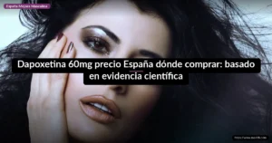 Dapoxetina 60mg precio España dónde comprar: basado en evidencia científica