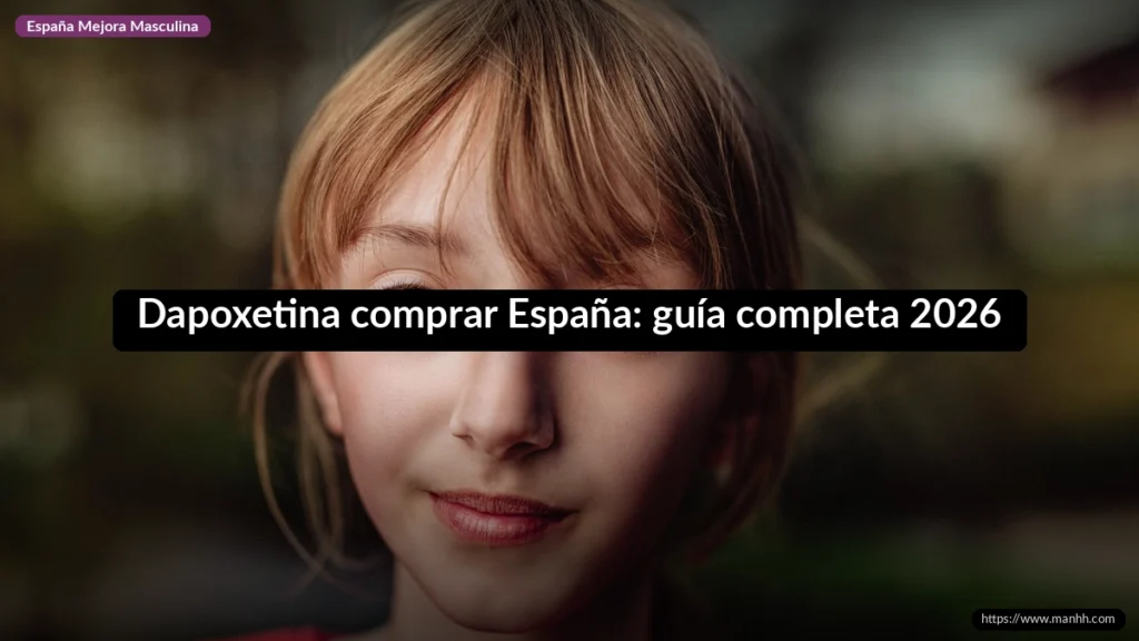 Dapoxetina comprar España: guía completa 2026 1 Dapoxetina comprar España: guía completa 2026
