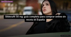 Sildenafil 50 mg: guía completa para comprar online sin receta en España
